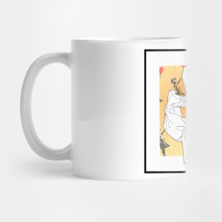 Banksy Girl With Balloon Circle Design Mug